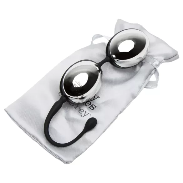 Fifty Shades of Grey - geisha balletjes - metalen duo ballen - zilver