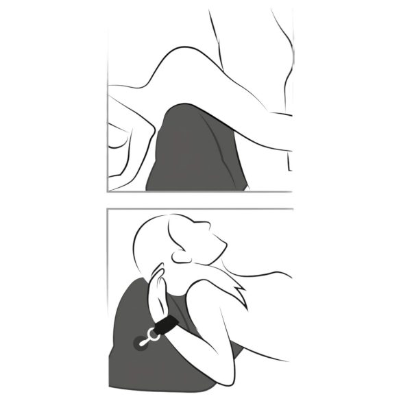 You2Toys - opblaasbaar sekspaar kussen set - zwart