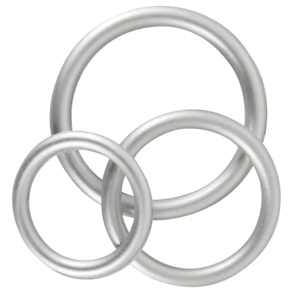 You2Toys Metallic - siliconen penisringen set - 3 stuks