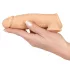 Realistixxx - penis sleeve met ring - 16cm - huidkleurig