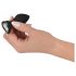 You2Toys Anaal Plug - zwart met witte steen