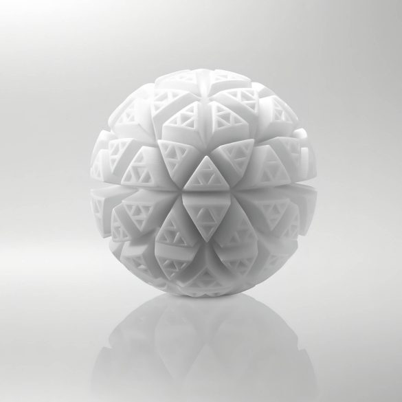 TENGA GEO - masturbator voor mannen - textuur met golven - Glacier