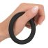 Black Velvet - zwarte siliconen penisring 5cm