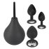 Black Velvets - anaal plug set - 4-delig - zwart