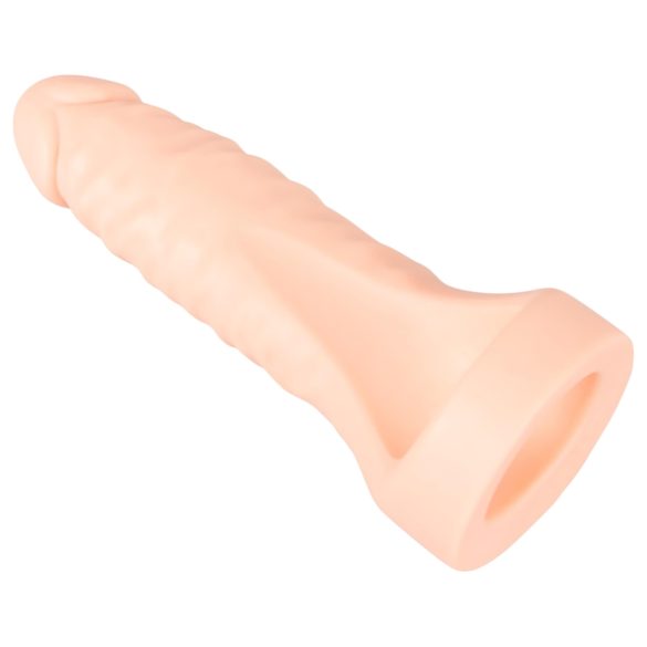 Realistixxx - dubbel dildo met penisring - realistisch - huidskleur