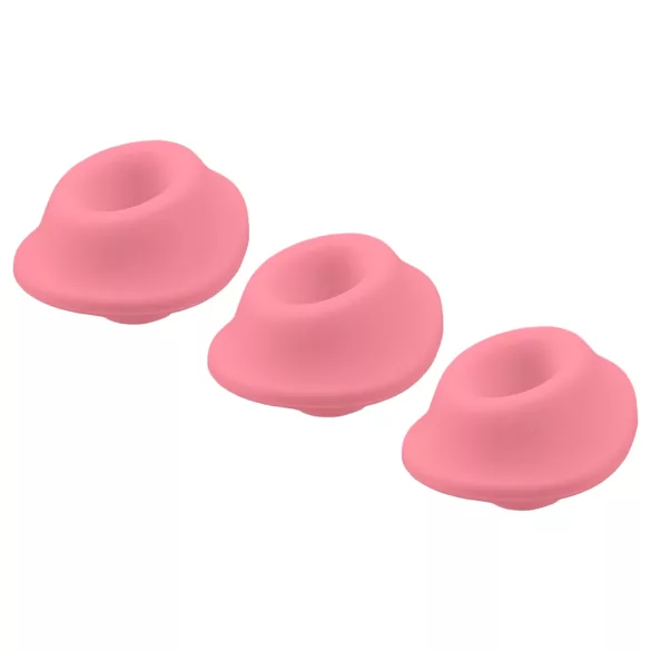 Womanizer Premium Eco - opzetstukjes set - siliconen - roze - 3 stuks