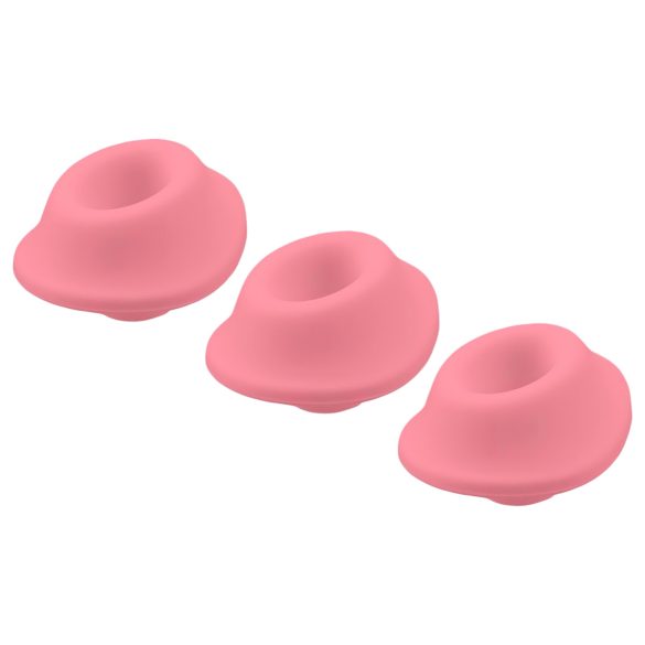 Womanizer Premium Eco - opzetstukjes set - siliconen - roze - 3 stuks - M