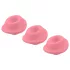 Womanizer Premium Eco - opzetstukjes set - siliconen - roze - 3 stuks - L