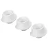 Womanizer L - vervangende zuignapset - groot - wit (3 stuks)