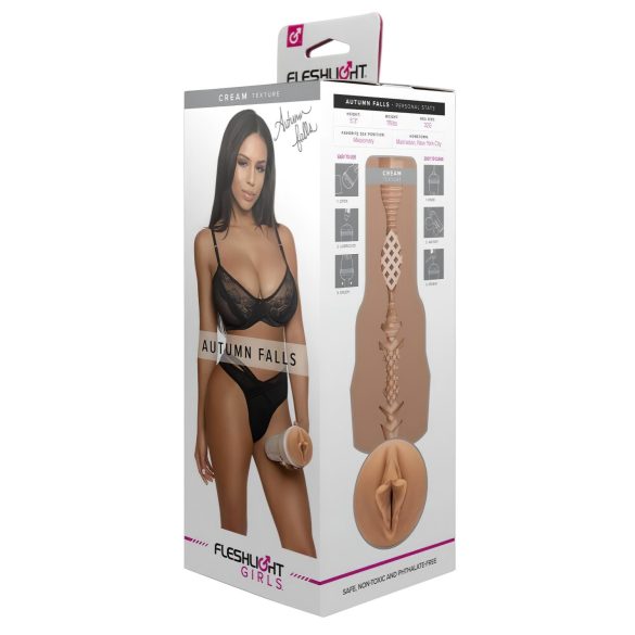 Fleshlight - masturbator vagina - realistisch, huidkleurig - Autumn Falls Cream