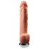 Real Feel Deluxe No.12 - vibrerende dildo met ballen - realistisch - huidkleur