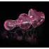 Icicles No. 75 - glazen buttplug met hartje - roze