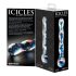 Icicles No. 08 - golvende, dubbelzijdige glazen dildo (doorzichtig-blauw)