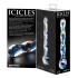 Icicles No. 08 - dubbelzijdige glazen dildo - golvend - transparant/blauw