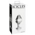 Icicles No. 25 - anale plug - kegelvorm - glas - transparant