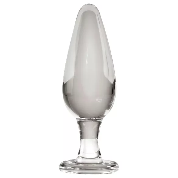 Icicles No. 26 - anaal plug - kegelvormig - glas - transparant