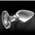 Icicles No. 26 - anaal plug - kegelvormig - glas - transparant