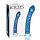 Icicles No. 29 - spiraalvormige glazen dildo (blauw)