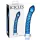 Icicles No. 29 - glazen dildo - spiraalvorm - blauw