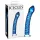 Icicles No. 29 - glazen dildo - spiraalvorm - blauw