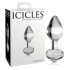 Icicles No. 44 - glazen anaalplug - conisch - transparant