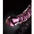 Icicles No. 55 - Dubbelzijdige G-spot glazen dildo (roze)