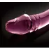 Icicles No. 57 - dubbelzijdige glazen dildo met penisvorm - roze