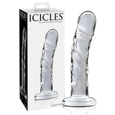 Icicles No. 62 - glazen dildo met penisvorm (doorzichtig)