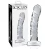 Icicles No. 62 - glazen dildo met penisvorm - transparant