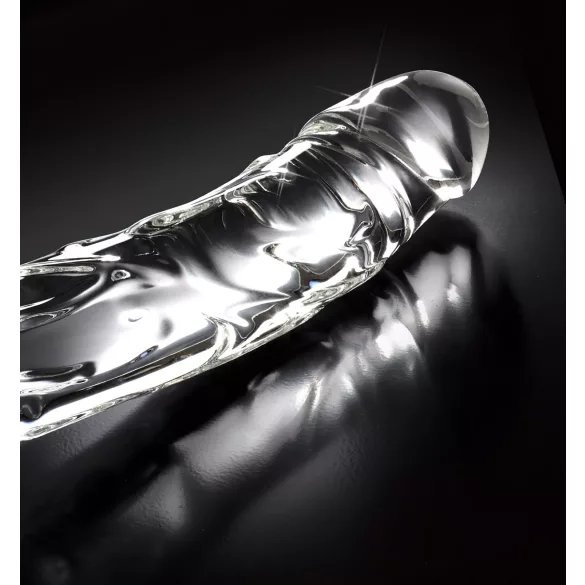 Icicles No. 62 - glazen dildo met penisvorm - transparant