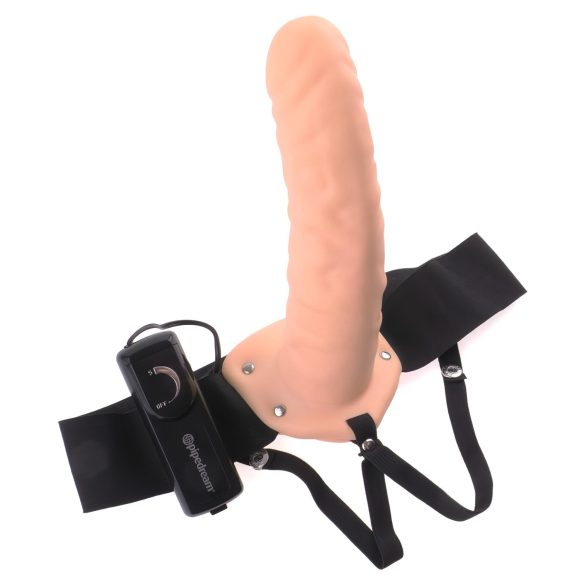 Fetish Strap-On 8 - holle strapon vibrator (natuurlijk)