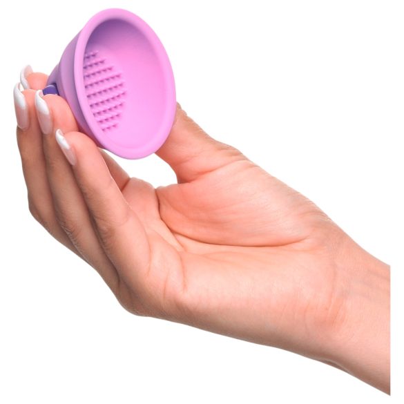 Fantasy For Her - vibrerende tepelzuiger - siliconen - paars