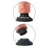 King Cock 9 - buigzame vibrator met zuignap - 26cm - naturel