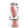 King Cock - dildo met zuignap 25cm - huidkleur