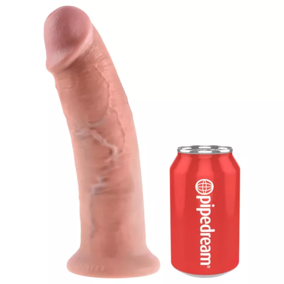 King Cock - dildo met zuignap 25cm - huidkleur