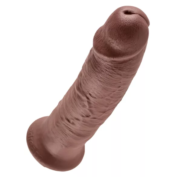 King Cock 10 - dildo met zuignap - 25cm - bruin