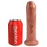 King Cock 7 - levensechte dildo (18cm) - donkere huidkleur