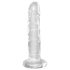 King Cock Clear 6 - zuignap dildo (15cm)