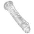 King Cock Clear 8 - zuignap dildo, groot formaat (20 cm)