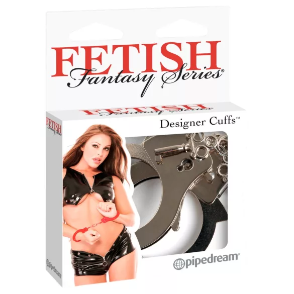 Fetish Fantasy - metalen handboeien - zilver
