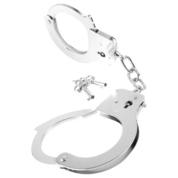 Fetish Fantasy - metalen handboeien - zilver