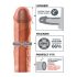 X-TENSION Mega 2 - penis sleeve - realistisch - 20,3cm - huidkleur