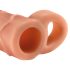 X-TENSION Perfect 2 - penis huls met ring (19 cm) - naturel