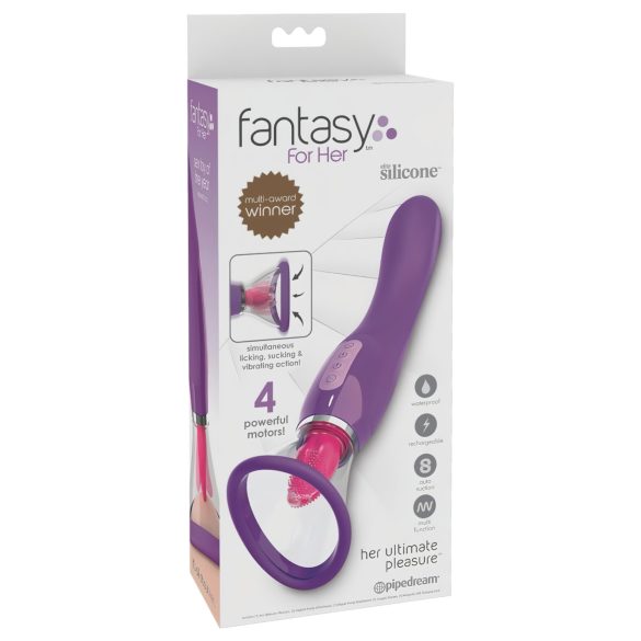 Fantasy - oplaadbare 3-in-1 likmachine - paars