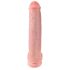 King Cock 15 - Realistische Dildo met Zuignap en Ballen (38cm) - Huidskleurig
