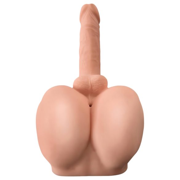 PDX Dirty Talk - realistische masturbator torso met dildo - huidkleur