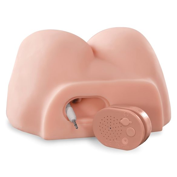 PDX Dirty Talk - realistische masturbator torso met dildo - huidkleur