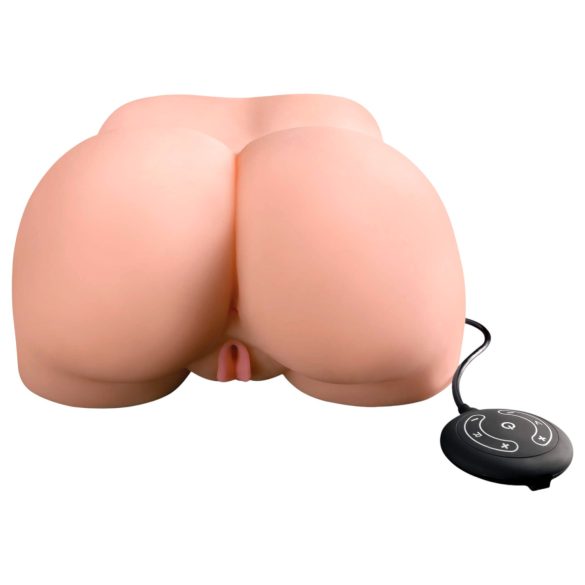 PDX Elite Milk Me Silly - vibrerende torso masturbator (natuurlijk)