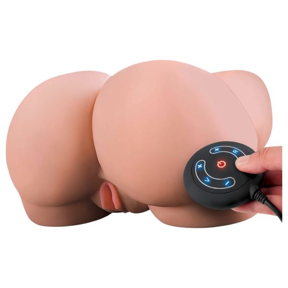 PDX Elite Milk Me Silly - vibrerende torso masturbator (natuurlijk)