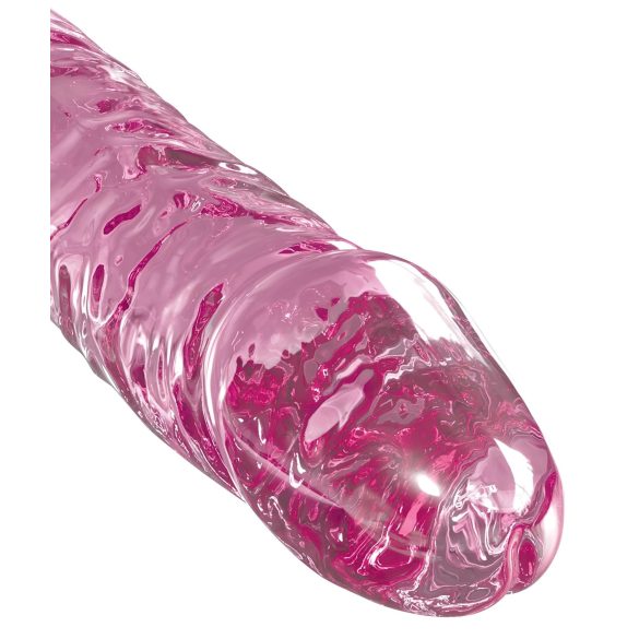 Icicles No. 86 - glazen dildo met penisvorm - roze
